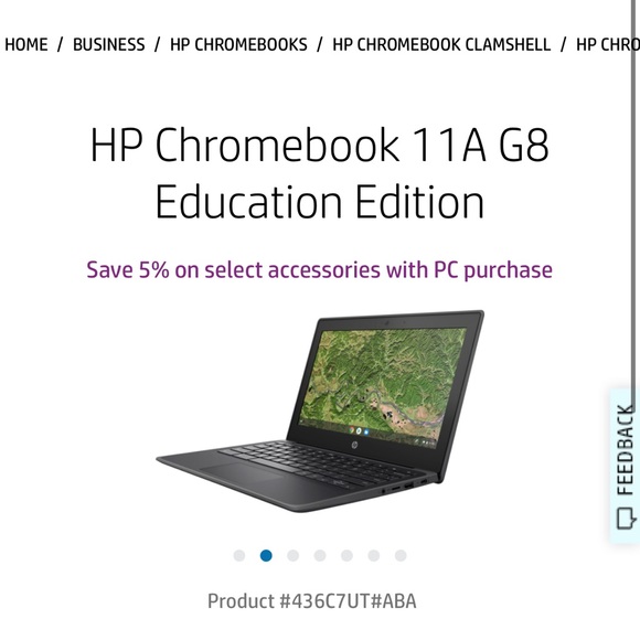 HP Chromebook 11A G8 Education Edition - Picture 3 of 3